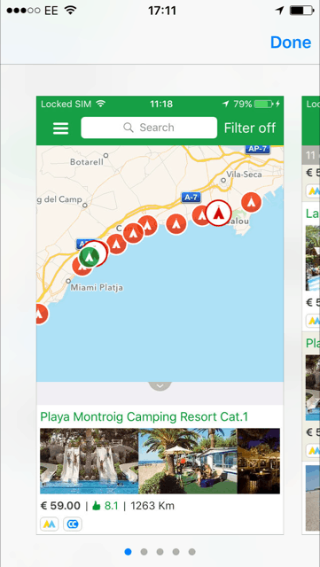 ACSI campsites app