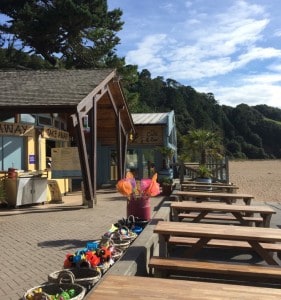 Blackpool Sands and Venus Cafe