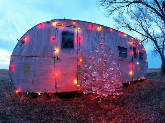 Christmas caravan