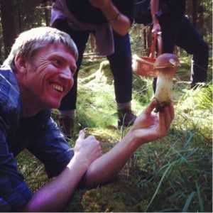Jesper Launder mushroom forage