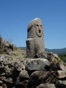 Stone carving at Filitosa