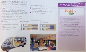 The Trailfinders’ brochure showing the Trailblazer layout.