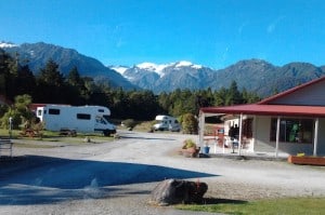 Pitch perfect - the view at Franz Josef.