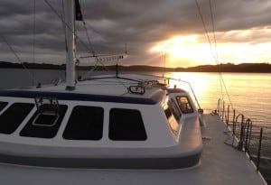 Bay of Islands sunset dinner cruise with Zig Zag Charters.