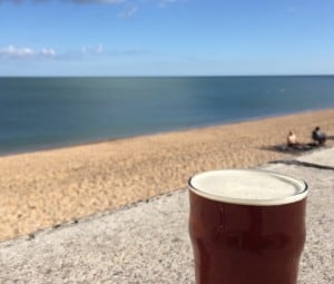 Seaside pint Slapton