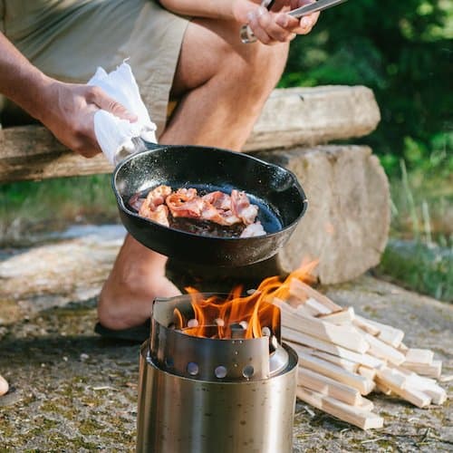 The Campfire Solo Stove four-person stove