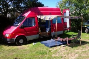 diy campervan transit