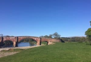 Kirkoswald Lazonby bridge over the Eden