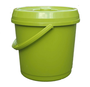 bucket with lid for camping toilet