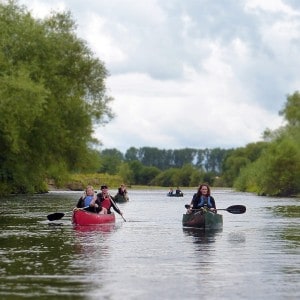 Canoeing and camping