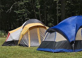 Tents at the Wheatsheaf