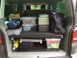 Packing a VW California Beach campervan Packing a VW California Beach campervan
