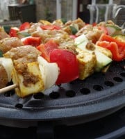 Cobb oven and kebabs